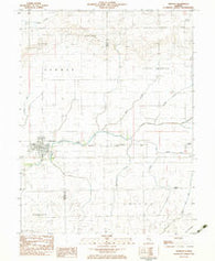 Newman Illinois Historical topographic map, 1:24000 scale, 7.5 X 7.5 Minute, Year 1982