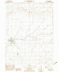 Newman Illinois Historical topographic map, 1:24000 scale, 7.5 X 7.5 Minute, Year 1982