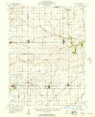 Newman Illinois Historical topographic map, 1:62500 scale, 15 X 15 Minute, Year 1956
