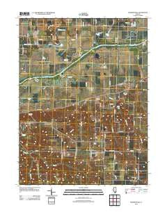 Newmansville Illinois Historical topographic map, 1:24000 scale, 7.5 X 7.5 Minute, Year 2012