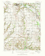 Newton Illinois Historical topographic map, 1:62500 scale, 15 X 15 Minute, Year 1941