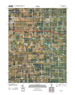 Niantic Illinois Historical topographic map, 1:24000 scale, 7.5 X 7.5 Minute, Year 2012