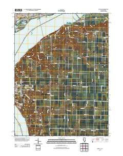 Niota Illinois Historical topographic map, 1:24000 scale, 7.5 X 7.5 Minute, Year 2012