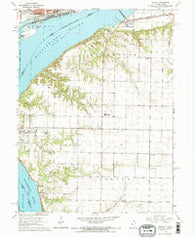 Niota Illinois Historical topographic map, 1:24000 scale, 7.5 X 7.5 Minute, Year 1964