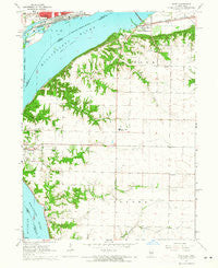 Niota Illinois Historical topographic map, 1:24000 scale, 7.5 X 7.5 Minute, Year 1964