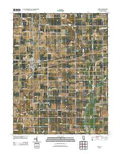 Noble Illinois Historical topographic map, 1:24000 scale, 7.5 X 7.5 Minute, Year 2012