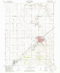 Nokomis Illinois Historical topographic map, 1:24000 scale, 7.5 X 7.5 Minute, Year 1980