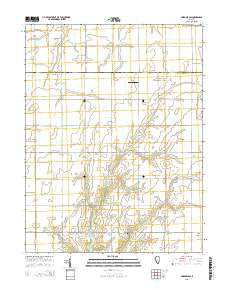 Nokomis SW Illinois Current topographic map, 1:24000 scale, 7.5 X 7.5 Minute, Year 2015
