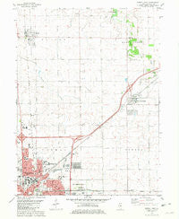 Normal East Illinois Historical topographic map, 1:24000 scale, 7.5 X 7.5 Minute, Year 1981