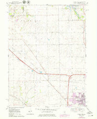 Normal West Illinois Historical topographic map, 1:24000 scale, 7.5 X 7.5 Minute, Year 1970