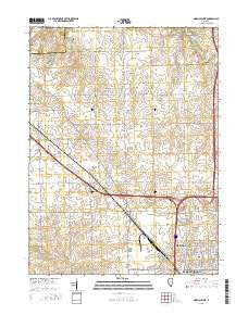 Normal West Illinois Current topographic map, 1:24000 scale, 7.5 X 7.5 Minute, Year 2015