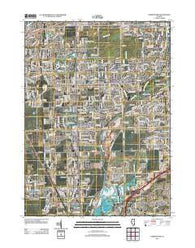 Normantown Illinois Historical topographic map, 1:24000 scale, 7.5 X 7.5 Minute, Year 2012
