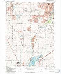 Normantown Illinois Historical topographic map, 1:24000 scale, 7.5 X 7.5 Minute, Year 1993