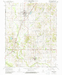 Norris City Illinois Historical topographic map, 1:24000 scale, 7.5 X 7.5 Minute, Year 1963