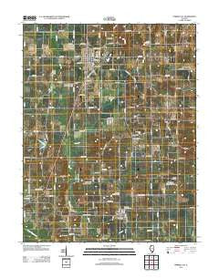 Norris City Illinois Historical topographic map, 1:24000 scale, 7.5 X 7.5 Minute, Year 2012