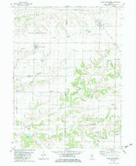 North Henderson Illinois Historical topographic map, 1:24000 scale, 7.5 X 7.5 Minute, Year 1982