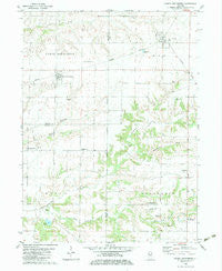 North Henderson Illinois Historical topographic map, 1:24000 scale, 7.5 X 7.5 Minute, Year 1982