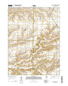 North Henderson Illinois Current topographic map, 1:24000 scale, 7.5 X 7.5 Minute, Year 2015