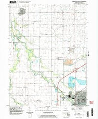 Northwest Pontiac Illinois Historical topographic map, 1:24000 scale, 7.5 X 7.5 Minute, Year 1998