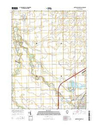Northwest Pontiac Illinois Current topographic map, 1:24000 scale, 7.5 X 7.5 Minute, Year 2015
