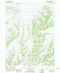 Nortonville Illinois Historical topographic map, 1:24000 scale, 7.5 X 7.5 Minute, Year 1983