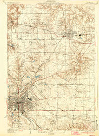 O'Fallon Illinois Historical topographic map, 1:24000 scale, 7.5 X 7.5 Minute, Year 1937