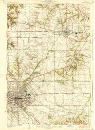 O'Fallon Illinois Historical topographic map, 1:24000 scale, 7.5 X 7.5 Minute, Year 1937