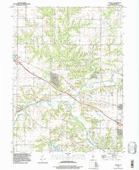 Oak Hill Illinois Historical topographic map, 1:24000 scale, 7.5 X 7.5 Minute, Year 1997