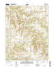 Oakdale Illinois Current topographic map, 1:24000 scale, 7.5 X 7.5 Minute, Year 2015