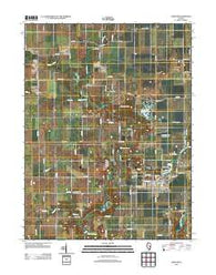 Oakland Illinois Historical topographic map, 1:24000 scale, 7.5 X 7.5 Minute, Year 2012