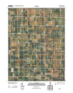 Obed Illinois Historical topographic map, 1:24000 scale, 7.5 X 7.5 Minute, Year 2012