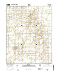 Obed Illinois Current topographic map, 1:24000 scale, 7.5 X 7.5 Minute, Year 2015