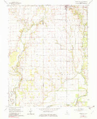 Oblong South Illinois Historical topographic map, 1:24000 scale, 7.5 X 7.5 Minute, Year 1968