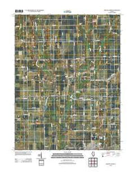 Oblong North Illinois Historical topographic map, 1:24000 scale, 7.5 X 7.5 Minute, Year 2012