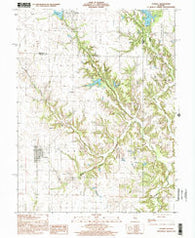 Oconee Illinois Historical topographic map, 1:24000 scale, 7.5 X 7.5 Minute, Year 1998