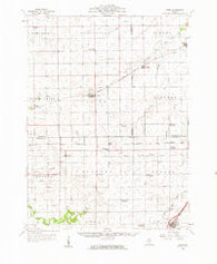 Odell Illinois Historical topographic map, 1:62500 scale, 15 X 15 Minute, Year 1958