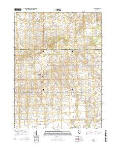 Ohio Illinois Current topographic map, 1:24000 scale, 7.5 X 7.5 Minute, Year 2015