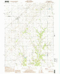 Ohlman Illinois Historical topographic map, 1:24000 scale, 7.5 X 7.5 Minute, Year 1998
