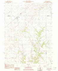 Ohlman Illinois Historical topographic map, 1:24000 scale, 7.5 X 7.5 Minute, Year 1982