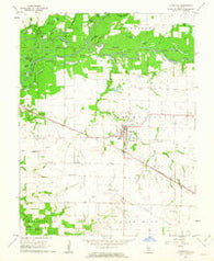 Okawville Illinois Historical topographic map, 1:24000 scale, 7.5 X 7.5 Minute, Year 1962