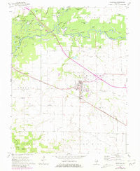 Okawville Illinois Historical topographic map, 1:24000 scale, 7.5 X 7.5 Minute, Year 1962