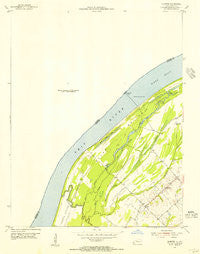 Olmsted Illinois Historical topographic map, 1:24000 scale, 7.5 X 7.5 Minute, Year 1954