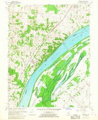 Olmsted Illinois Historical topographic map, 1:24000 scale, 7.5 X 7.5 Minute, Year 1967