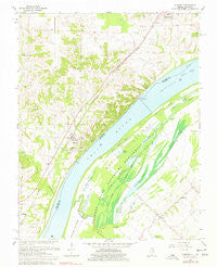 Olmsted Illinois Historical topographic map, 1:24000 scale, 7.5 X 7.5 Minute, Year 1967