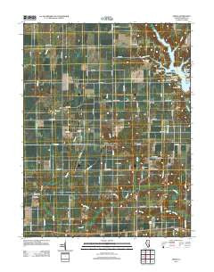 Omega Illinois Historical topographic map, 1:24000 scale, 7.5 X 7.5 Minute, Year 2012