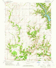 Omega Illinois Historical topographic map, 1:24000 scale, 7.5 X 7.5 Minute, Year 1965