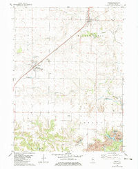Oneida Illinois Historical topographic map, 1:24000 scale, 7.5 X 7.5 Minute, Year 1982