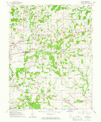 Opdyke Illinois Historical topographic map, 1:24000 scale, 7.5 X 7.5 Minute, Year 1964