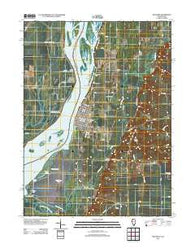 Oquawka Illinois Historical topographic map, 1:24000 scale, 7.5 X 7.5 Minute, Year 2012
