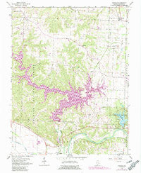 Oraville Illinois Historical topographic map, 1:24000 scale, 7.5 X 7.5 Minute, Year 1968